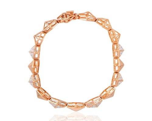 Honey Comb Tennis Bracelet