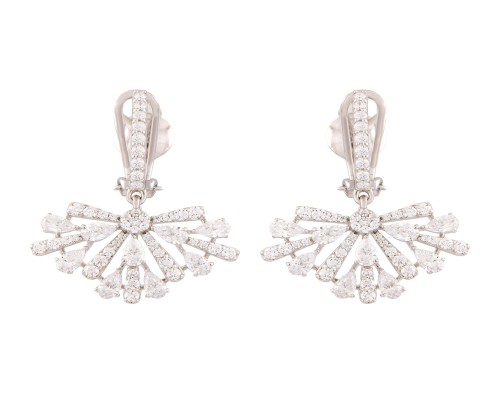 Fan Drop Earrings 