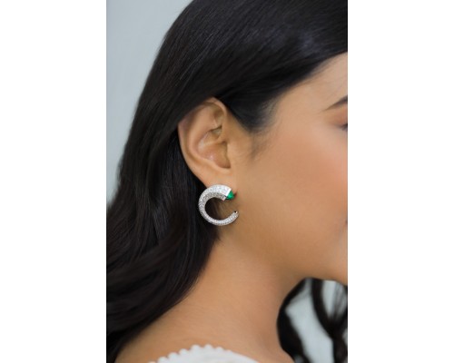 Mystique Malachite hoops