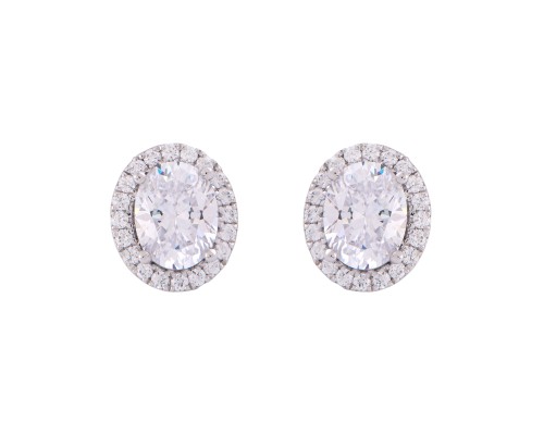 2 Carat Oval Solitaire With Halo 