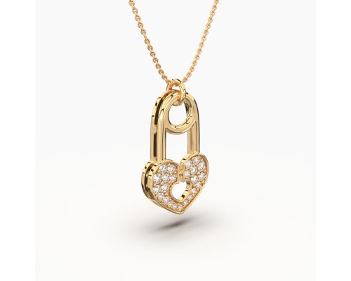 Love Lock pendant 