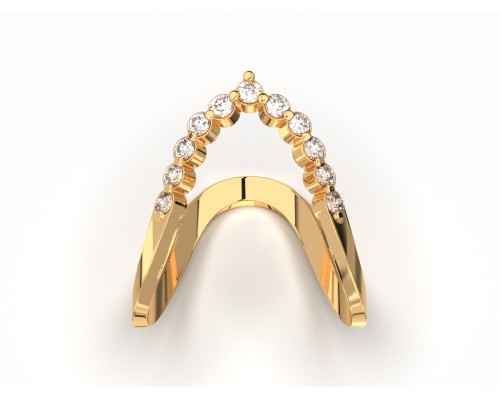 Beautiful Full Finger Shape American Diamond Ring – Abdesignsjewellery