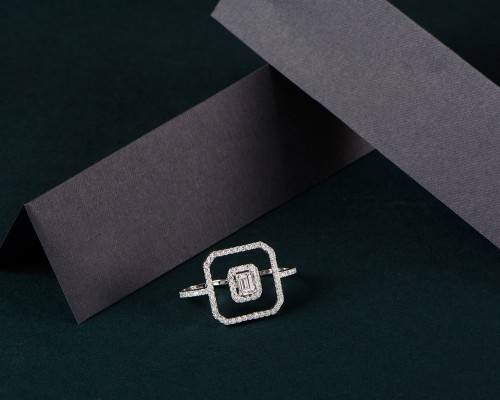 The Square Story Ring 