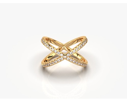 Criss Cross Ring