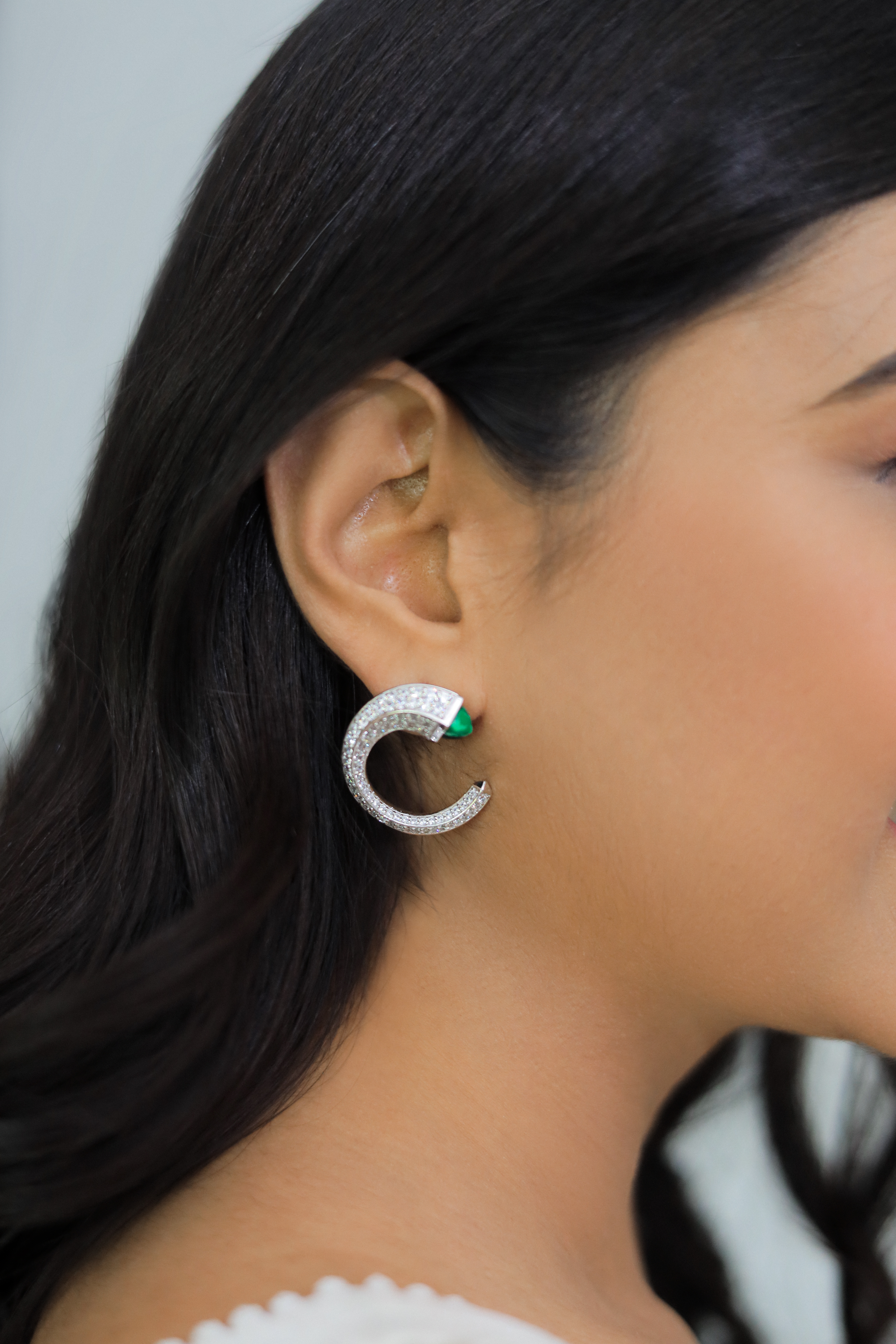 Mystique Malachite hoops