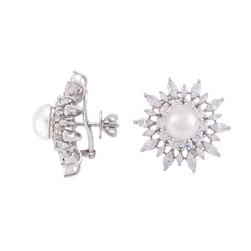 Pearl Forget Me Not Studs 