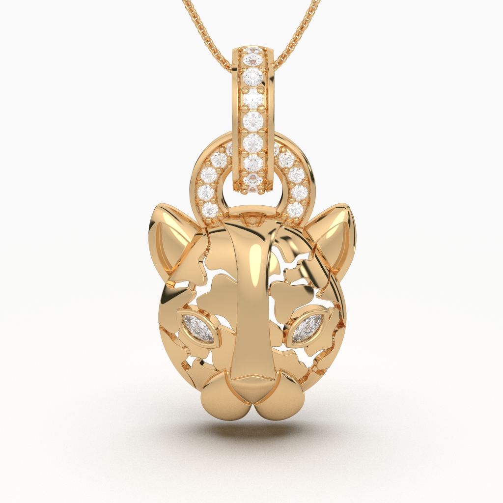 Regal roar pendant