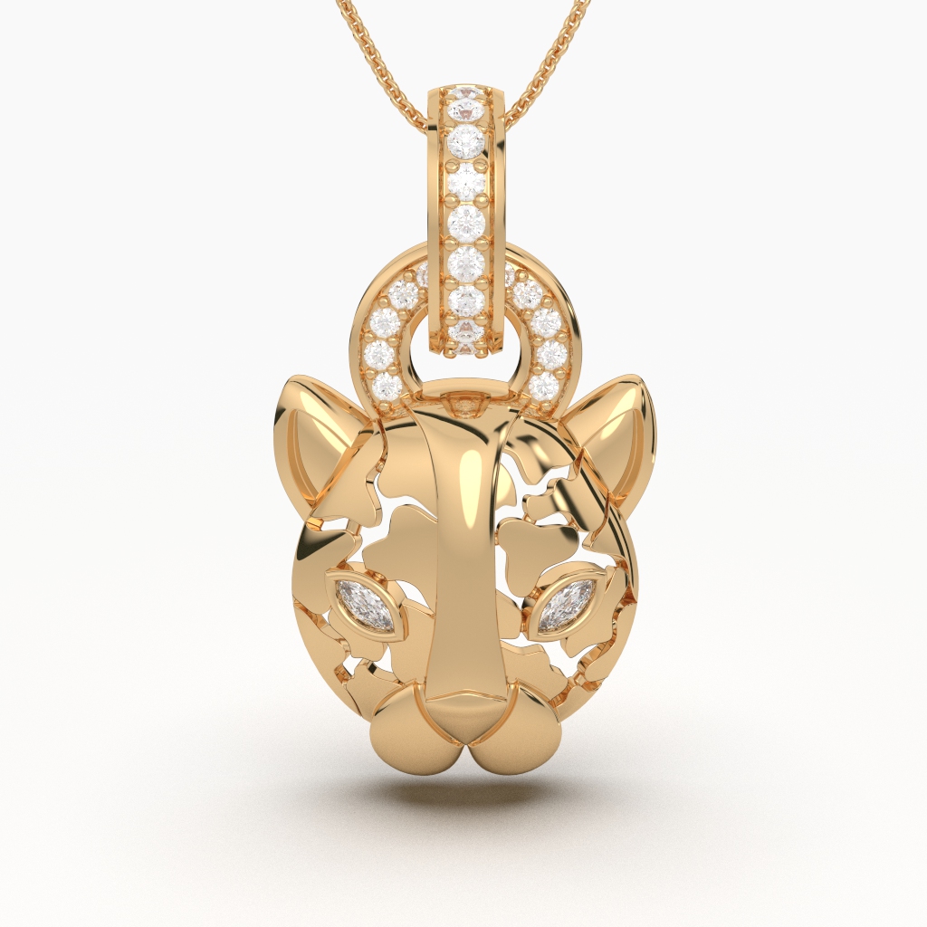 Regal roar pendant