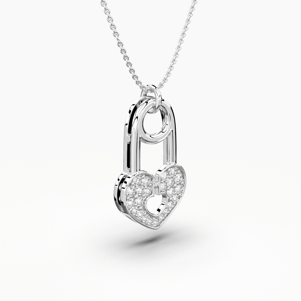 Love Lock pendant 