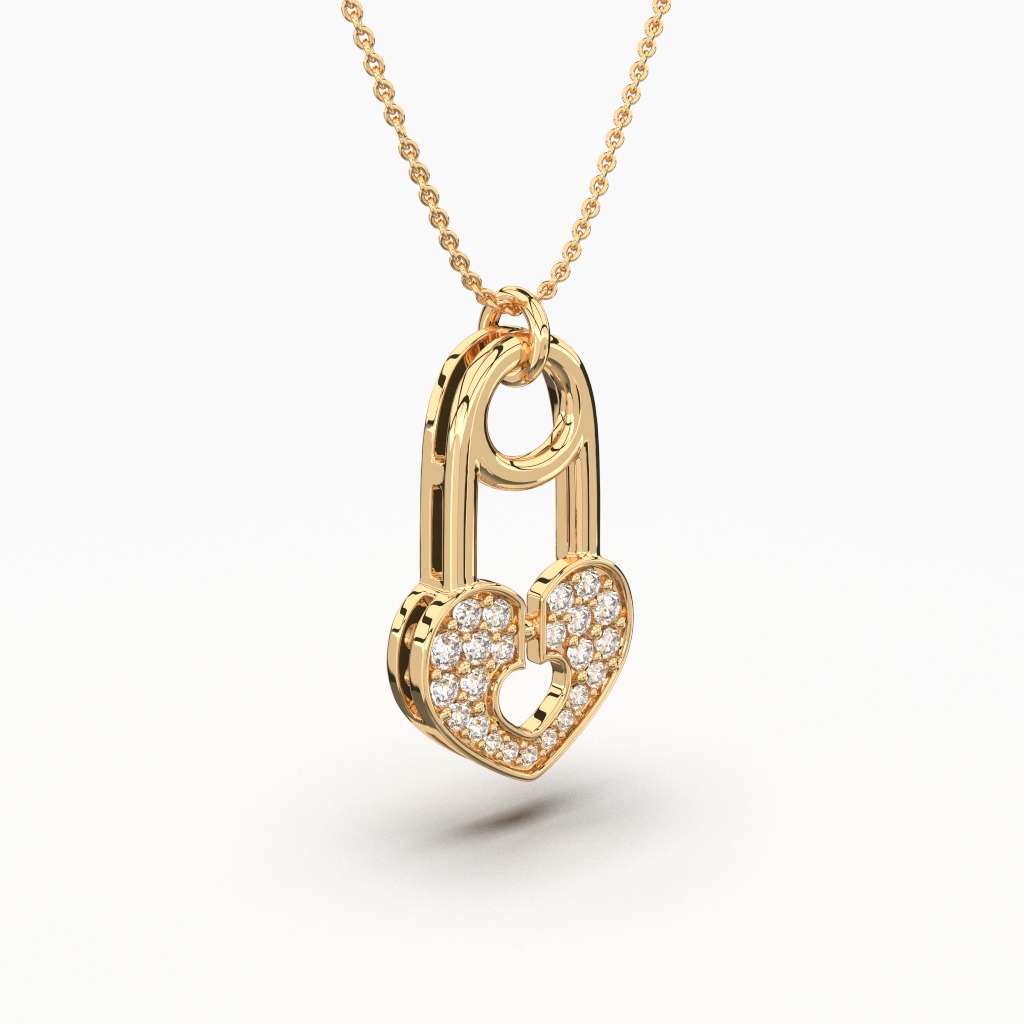 Love Lock pendant 