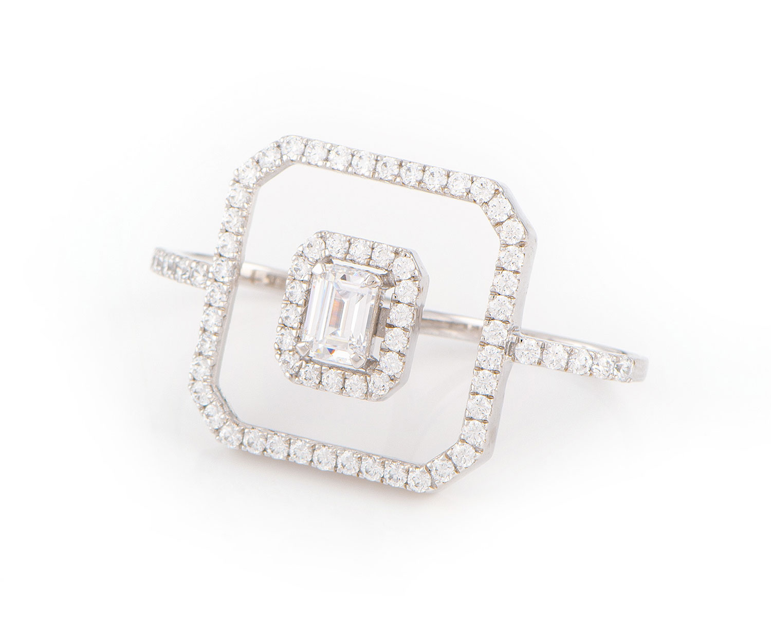 The Square Story Ring 