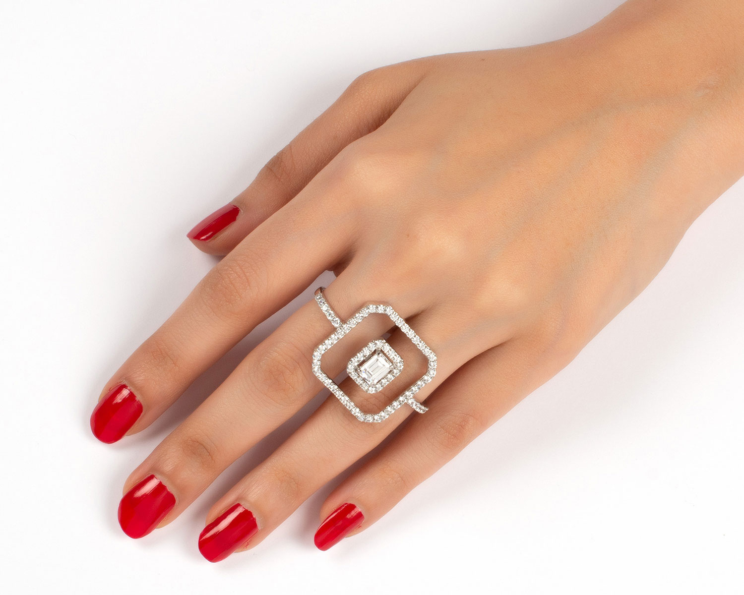 The Square Story Ring 